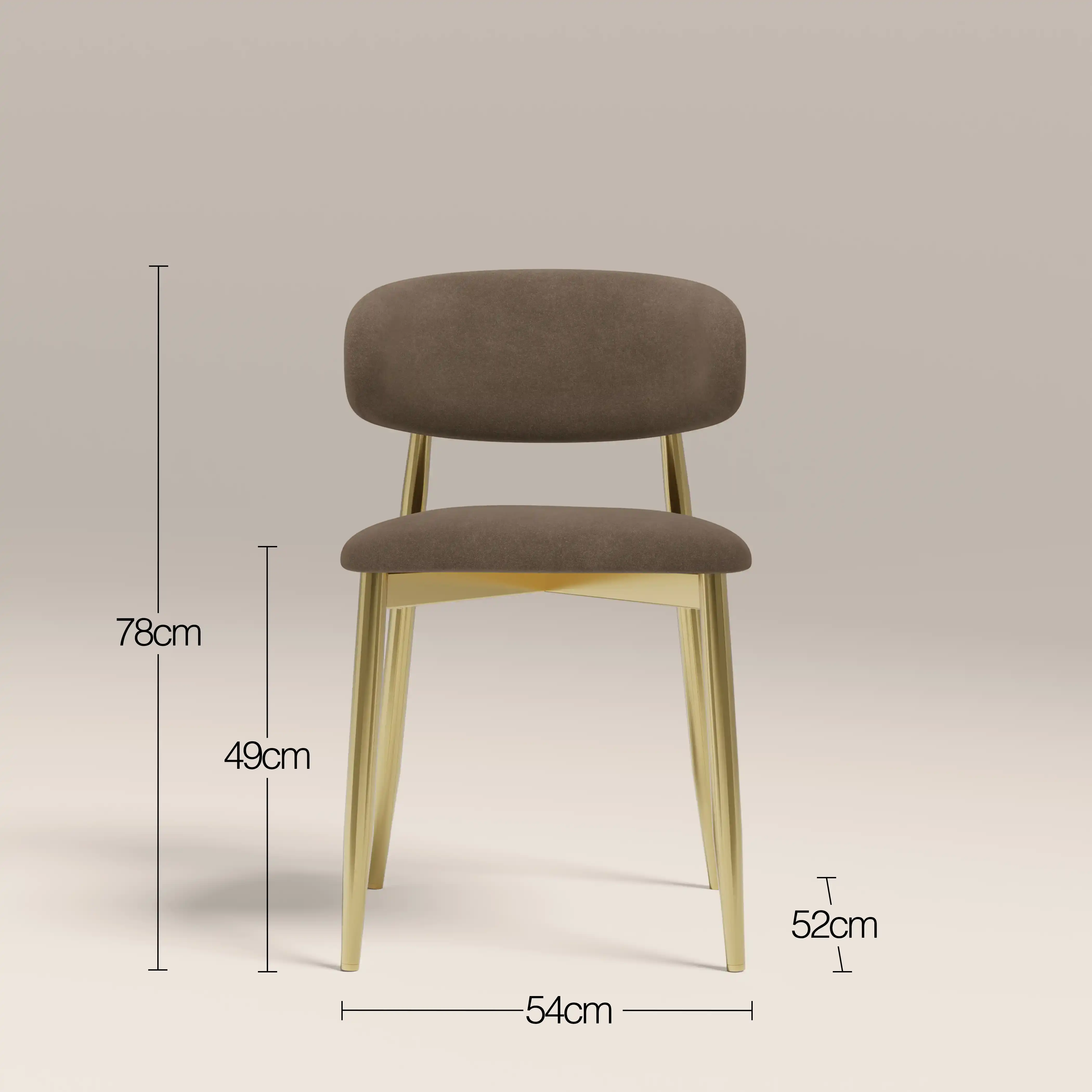 Truffle Brown & Brass view 4