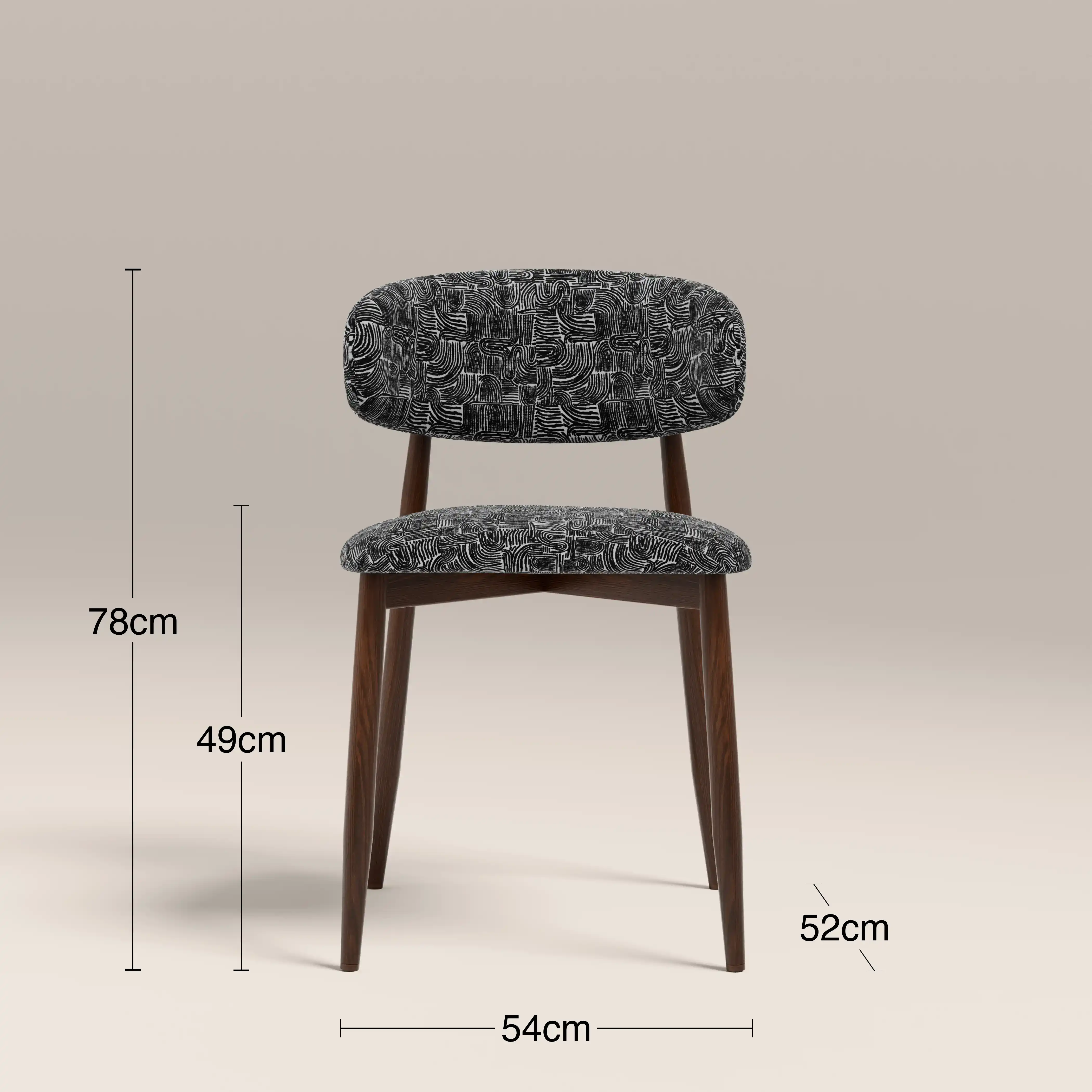 Bauhaus Wave Monochrome & Walnut view 4