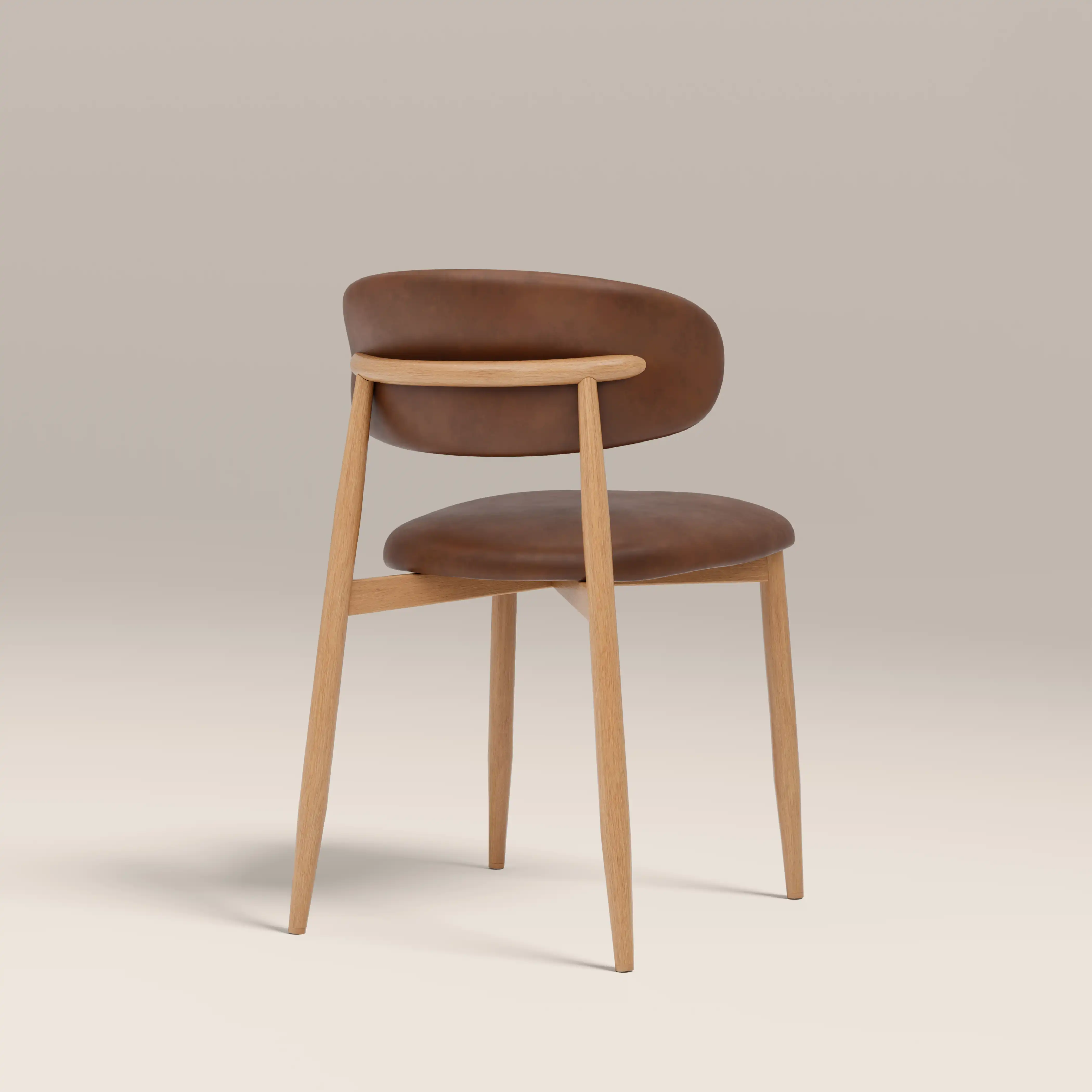 Vintage Tan & Oak view 3